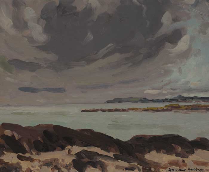 COASTAL SCENE by Henry Healy RHA (1909-1982) at Whyte's Auctions