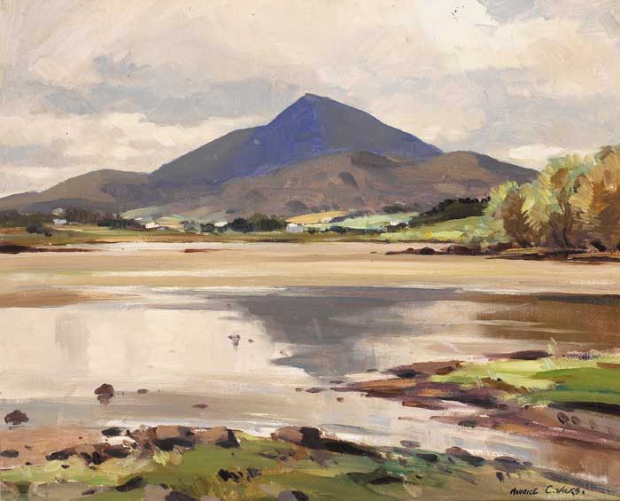 THE EMERALD ISLE or VIEW OF MUCKISH FROM ARDS, COUNTY DONEGAL by Maurice Canning Wilks RUA ARHA (1910-1984) at Whyte's Auctions
