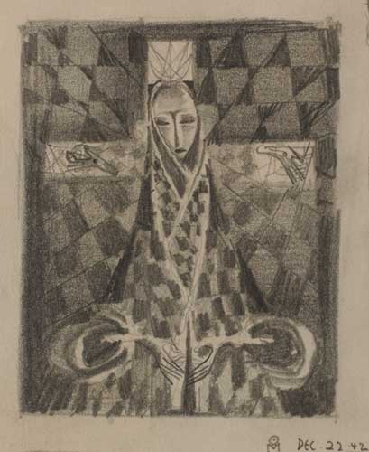 MADONNA OF THE CROSS by Colin Middleton MBE RHA (1910-1983) at Whyte's Auctions