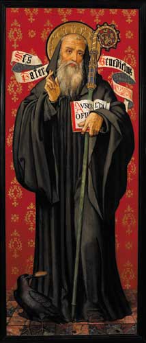SAINT BENEDICT by Catharine Weekes (English, fl.1896-1918) at Whyte's Auctions