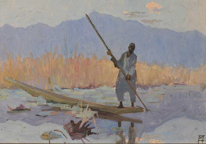 KASHMIRI FISHERMAN by Eileen Murray (1885-1962) at Whyte's Auctions
