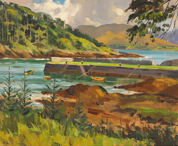 BLACKWATER, KENMARE RIVER, COUNTY KERRY by Robert Taylor Carson HRUA (1919-2008) HRUA (1919-2008) at Whyte's Auctions
