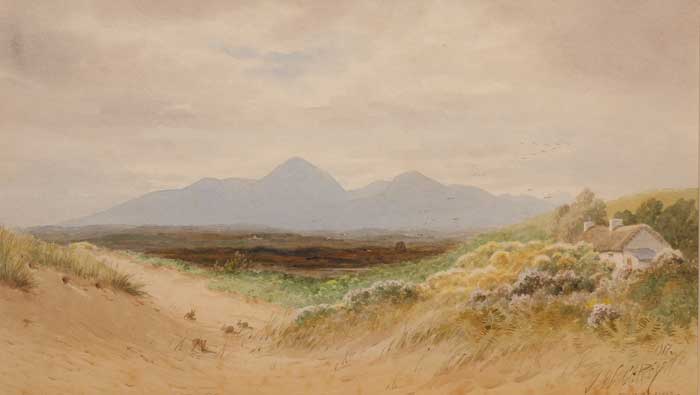 DUNDRUM DUNES, COUNTY DOWN by Joseph William Carey RUA (1859-1937) RUA (1859-1937) at Whyte's Auctions