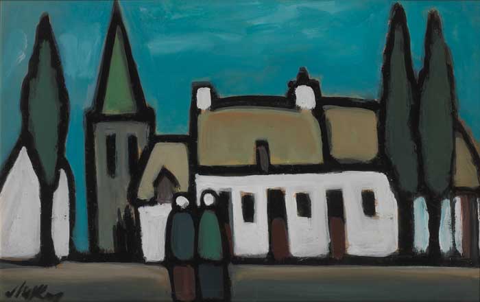 A VILLAGE IN FRANCE by Markey Robinson (1918-1999) (1918-1999) at Whyte's Auctions