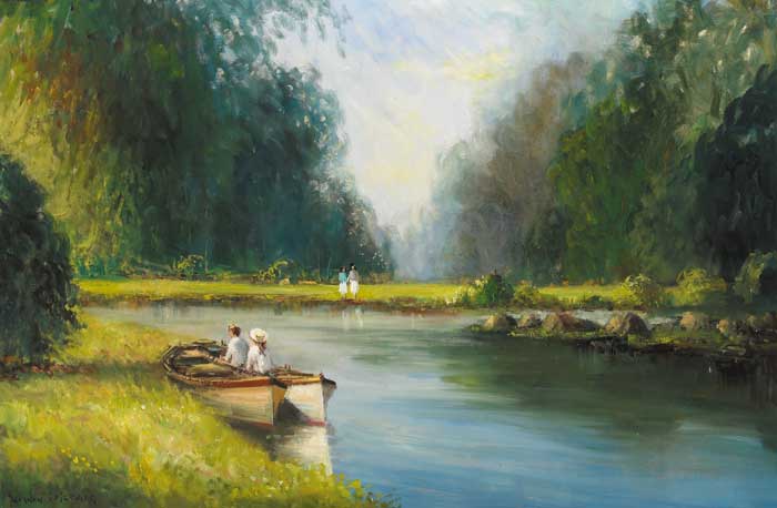 SUMMER BOATING by Norman J. McCaig (1929-2001) (1929-2001) at Whyte's Auctions