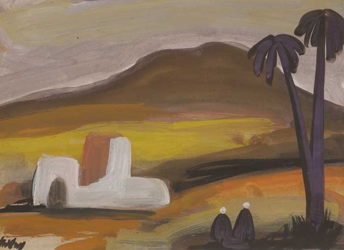 MOROCCAN HILLSIDE by Markey Robinson (1918-1999) (1918-1999) at Whyte's Auctions