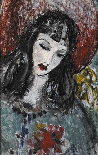 GIRL by Gladys Maccabe MBE HRUA ROI FRSA (1918-2018) MBE HRUA ROI FRSA (1918-2018) at Whyte's Auctions