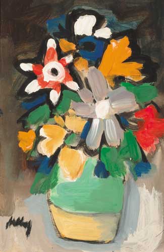 ANEMONES AND DAISIES by Markey Robinson (1918-1999) at Whyte's Auctions