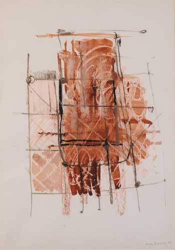 ABSTRACT ARCHITECTURAL STUDY by Anne Donnelly (b.1932) at Whyte's Auctions