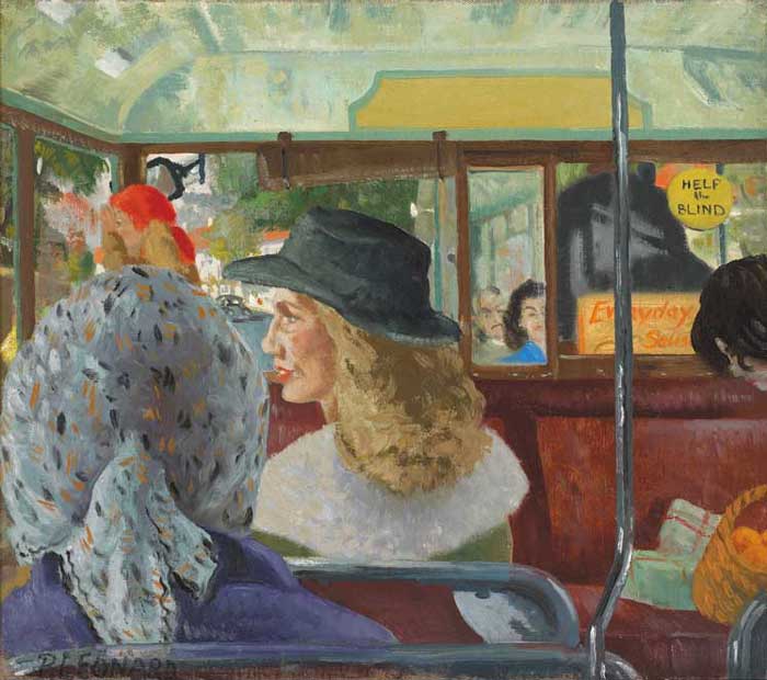 ON THE BUS (II) by Patrick Leonard HRHA (1918-2005) at Whyte's Auctions