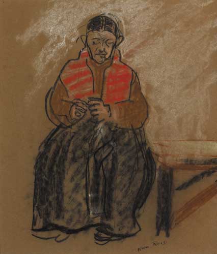 SEATED PEASANT WOMAN by Nano Reid (1900-1981) at Whyte's Auctions