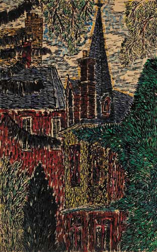 ST GERMAIN DE PRES, PARIS by Basil Ivan R�k�czi (1908-1979) at Whyte's Auctions