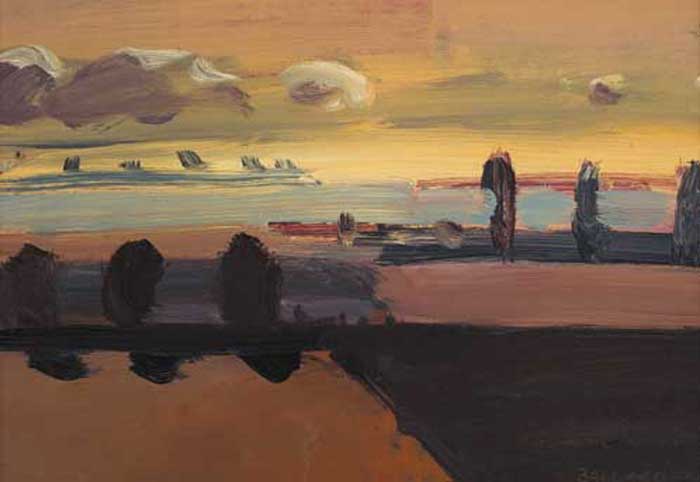 DUSK NEAR VENNES, 1989 by Brian Ballard RUA (b.1943) RUA (b.1943) at Whyte's Auctions