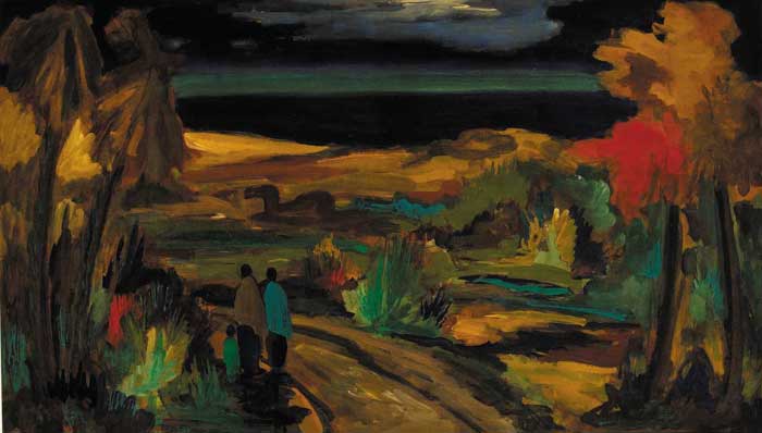 EVENING STROLL by Markey Robinson (1918-1999) (1918-1999) at Whyte's Auctions