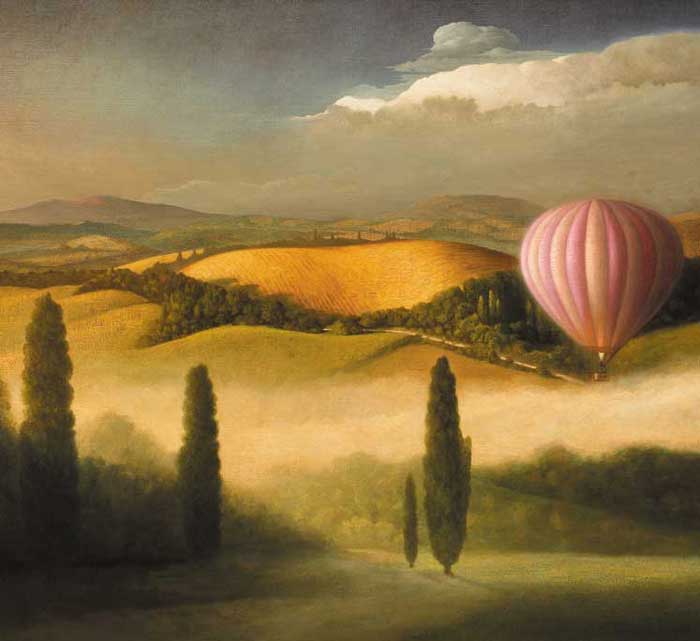 BALLOON FLIGHT, URBINO by Stuart Morle (b.1960) at Whyte's Auctions
