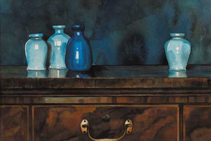 ROUND THE BLUES, 1992 by Martin Gale sold for �2,000 at Whyte's Auctions