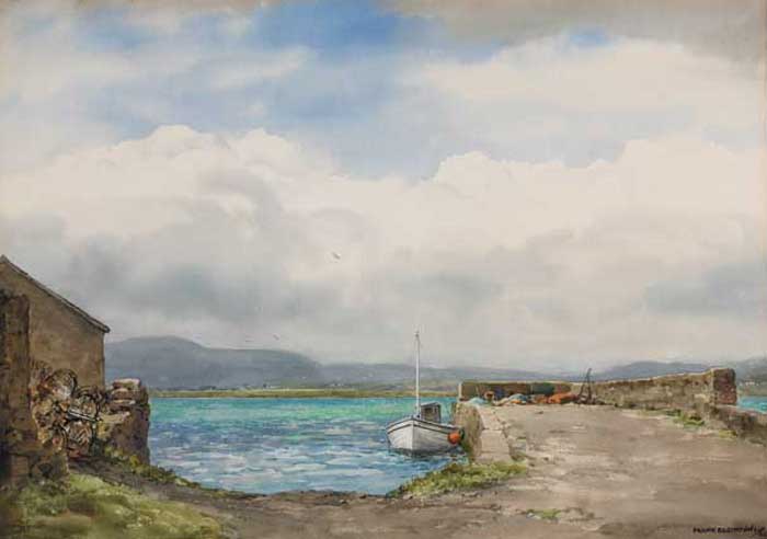 BALLYNESS PIER NEAR FALCARRAGH, COUNTY DONEGAL, 1978 by Frank Egginton RCA (1908-1990) at Whyte's Auctions