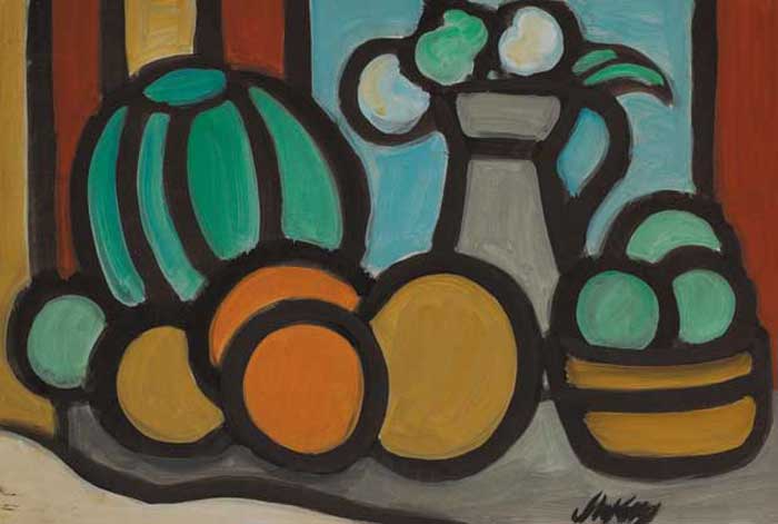 STILL LIFE WITH FRUIT by Markey Robinson (1918-1999) at Whyte's Auctions