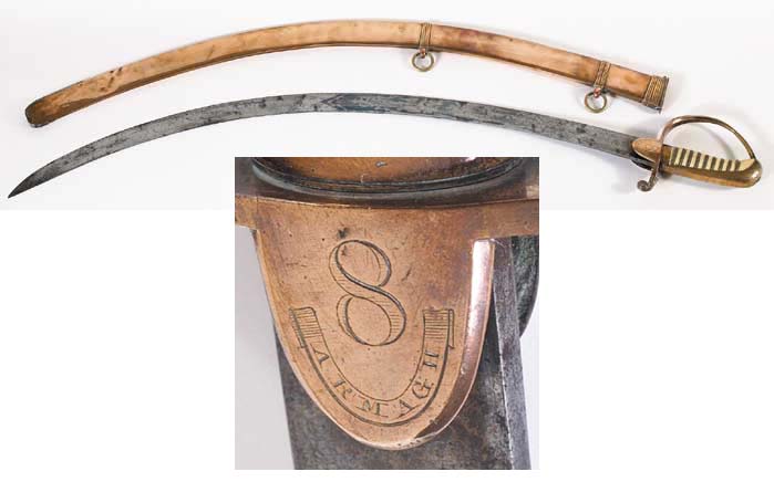 8th Armagh Militia Sabre. at Whyte's Auctions