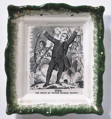1798 Rebellion: The Death of Father Michael Murphy commemorative plate. by Father Michael Murphy  at Whyte's Auctions