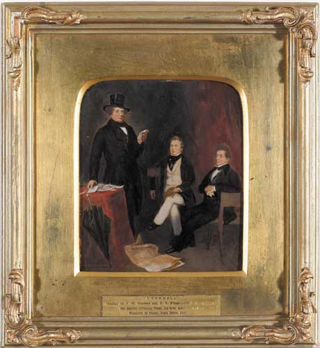 1828 Daniel O'Connell reading his first address to the Electors of Clare, June 24th. at Whyte's Auctions