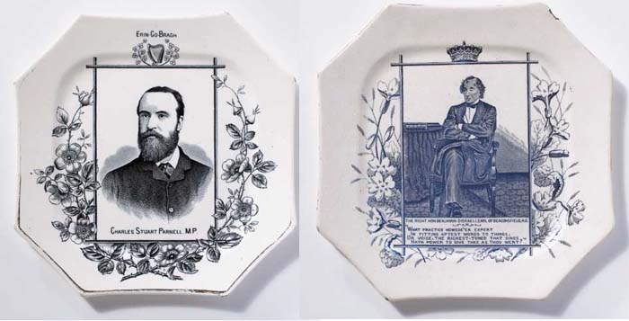 Commemorative octagonal ceramic plate. at Whyte's Auctions