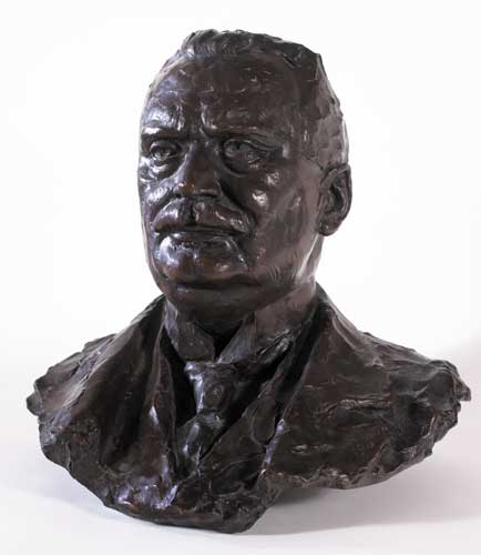 Portrait bust of John E. Redmond Esq., M.P., 1912 by Michael Lawlor (1840-1920) at Whyte's Auctions