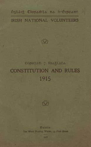 Constitution and Rules 1915 at Whyte's Auctions