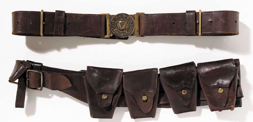 1912-16 Irish Volunteer belt and bandolier at Whyte's Auctions
