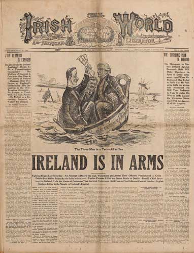 The Irish World - American Irish newspaper, 12 issues incl. coverage of 1916 Rising, executions etc. at Whyte's Auctions