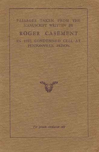 Written by Roger Casement In The Condemned Cell at Pentonville Prison at Whyte's Auctions