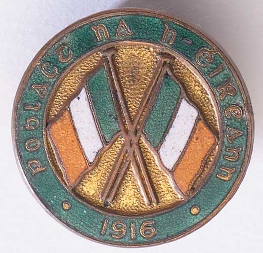 Poblacht na hireann 1916 badge. at Whyte's Auctions