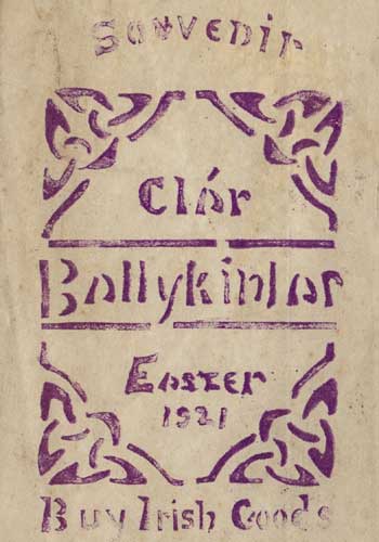 "Souvenir Clar Easter 1921" at Whyte's Auctions