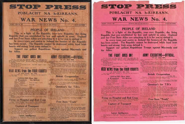 Stop Press War News no.s 4 and 6. at Whyte's Auctions
