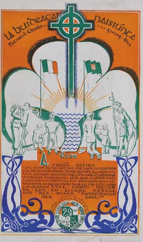 National Thanksgiving Day: commemorative poster card marking the end of war in Europe. at Whyte's Auctions