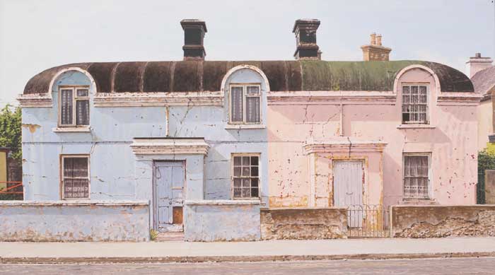 PINK AND BLUE, ARDFERT, COUNTY KERRY, 1988 by John Doherty (b.1949) at Whyte's Auctions