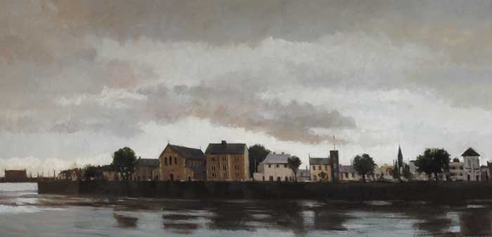 LOOKING TOWARDS THE CLADDAGH, 1994 by Trevor Geoghegan (b.1946) at Whyte's Auctions