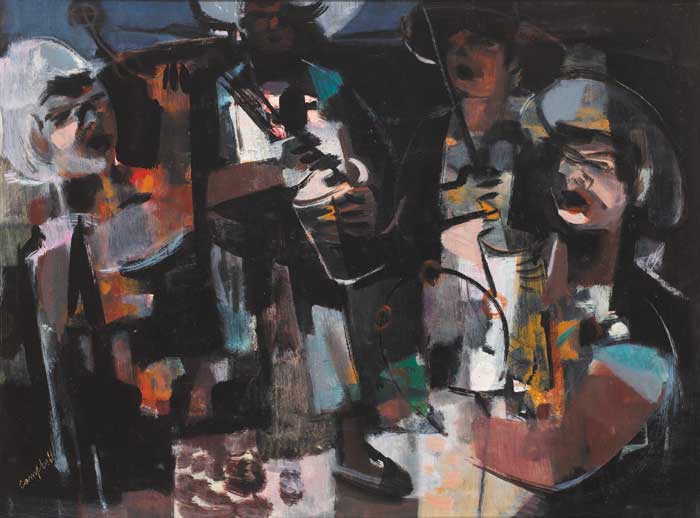 LOS PASTORES, ZAMBOM BARISTAS by George Campbell RHA (1917-1979) at Whyte's Auctions