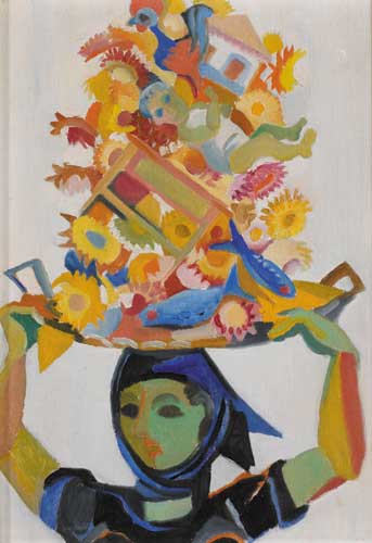 GIRL WITH BASKET, 1967 by Father Jack P. Hanlon (1913-1968) at Whyte's Auctions