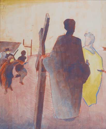 JESUS' FAREWELL TO HIS MOTHER by Patrick Pye RHA (1929-2018) at Whyte's Auctions