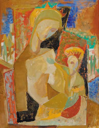 MADONNA AND CHILD by Father Jack P. Hanlon sold for 6,000 at Whyte's Auctions