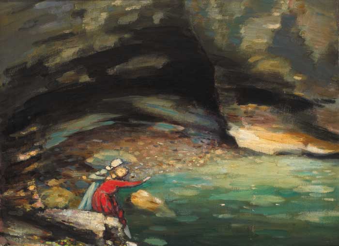 TWO WOMEN LOOKING OUT TO SEA at Whyte's Auctions