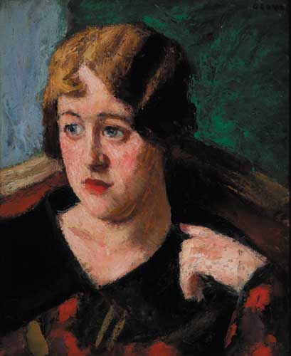 T-TE DE FEMME or PORTRAIT OF RENE HONTA, circa 1923 by Roderic O'Conor (1860-1940) at Whyte's Auctions