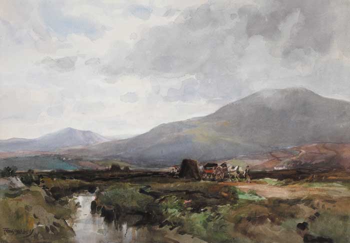 GLEN BOG, COUNTY DONEGAL, 1927 by Frank McKelvey sold for �11,000 at Whyte's Auctions