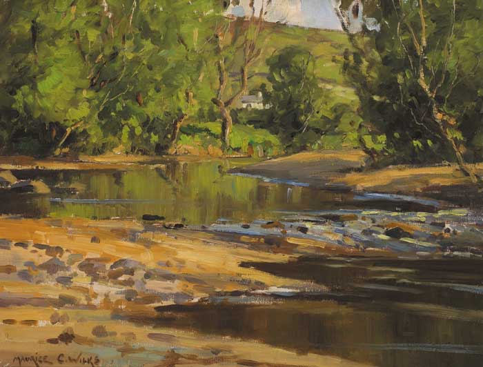 EVENING, GLENDUN RIVER by Maurice Canning Wilks RUA ARHA (1910-1984) at Whyte's Auctions