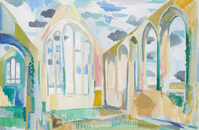 ABBEY RUINS, 1958 by Father Jack P. Hanlon sold for 7,000 at Whyte's Auctions