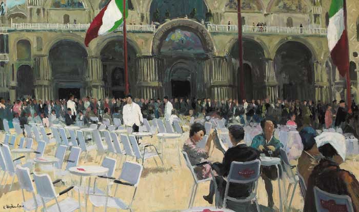 ST MARKS, VENICE by Henry Robertson Craig sold for �9,000 at Whyte's Auctions
