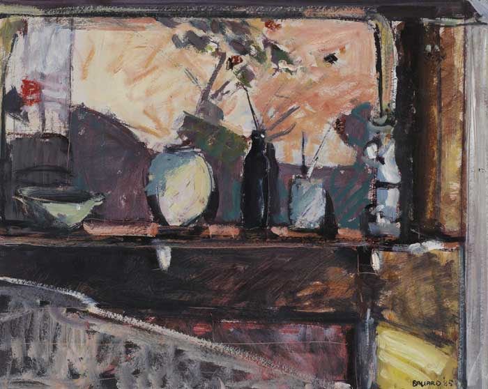 OBJECTS ON MANTELPIECE, 1985 by Brian Ballard sold for �8,000 at Whyte's Auctions