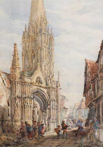 LILLEBONNE, NORMANDY by William Bingham McGuinness sold for �1,000 at Whyte's Auctions