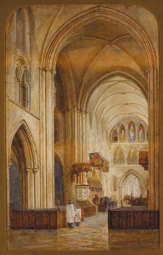 INTERIOR OF ST PATRICK'S CATHEDRAL, DUBLIN at Whyte's Auctions